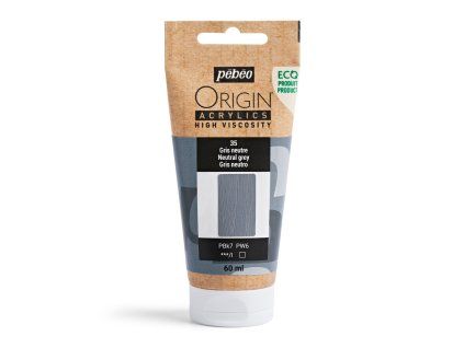 Akrylová barva Pébéo Origin Acrylics - 35 Neutral Grey