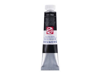 Kvašová barva Gouache Extra Fine - 703 Black Intenso
