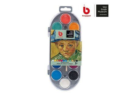 Sada dětských akvarelových barev Bruynzeel Van Gogh Museum 12 barev