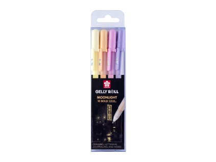 Sakura Gelly Roll Sada gelových per Moonlight Sunrice Pastel 4 ks