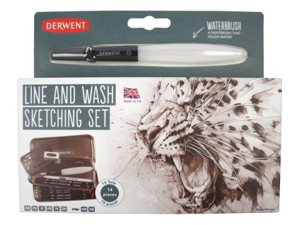 Skicovací sada Line & Wash Derwent
