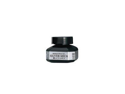 Stříbrný inkoust Ink Silver MICA Kuretake (60 ml)
