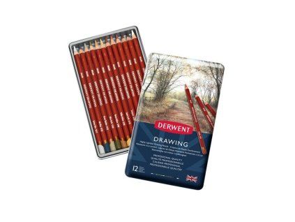 Sada pastelek Derwent Drawing 12 ks