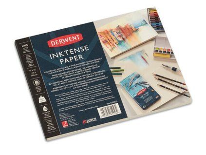 Skicák Derwent Inktense Paper Pad, 17,8 x 25,4 cm, 300g, 20 listů
