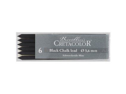 Set černých uměleckých kříd Cretacolor 6 ks 2