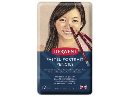 Sada pastelů v tužce Derwent Pencil Portrait 12 ks