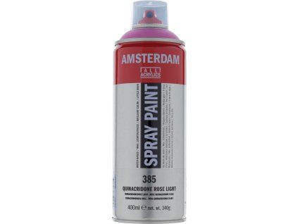 Akrylový sprej Amsterdam 400 ml - 385 Quinacridone Rose Light