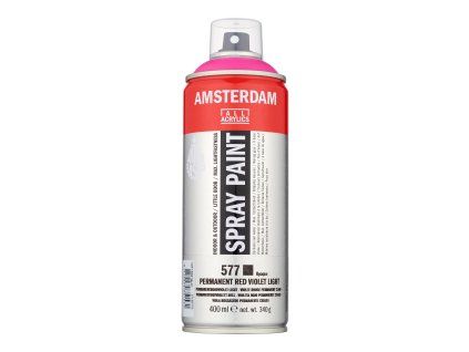 Akrylový sprej Amsterdam 400 ml - 577 Permanent Red Violet Light