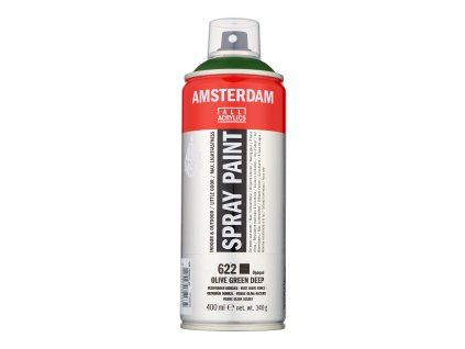 35643 akrylovy sprej amsterdam 400 ml 622 olive green deep