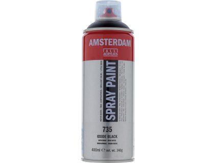 Akrylový sprej Amsterdam 400 ml - 735 Oxide Black