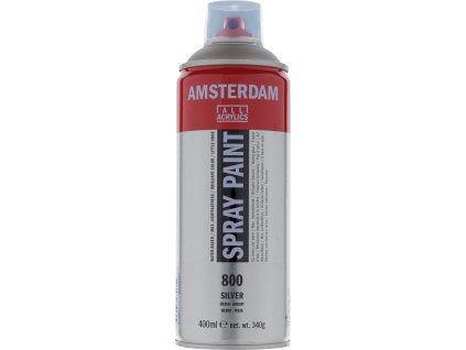 Akrylový sprej Amsterdam 400 ml - 800 Silver