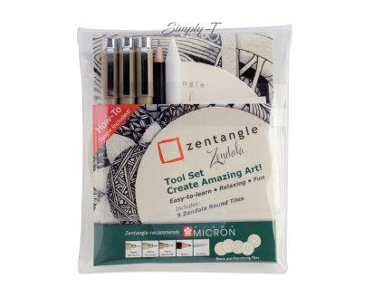 Zentangle® Zendala Tools 10 ks - sada pro relaxační kresbu
