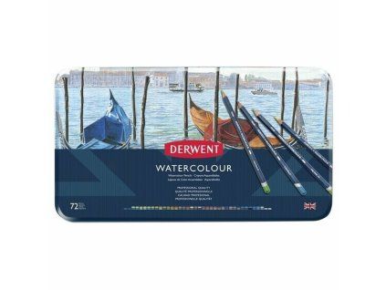 Sada akvarelových pastelek Derwent Watercolor 72 ks