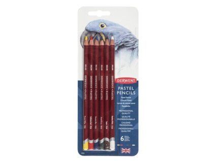 Sada pastelů v tužce Derwent Pastel Pencils 6 ks v blisteru