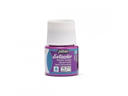 Barva na textil Pébéo Setacolor Opaque - 65 Shimmer Purple