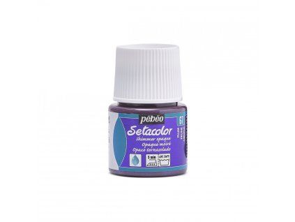 Barva na textil Pébéo Setacolor Opaque - 67 Shimmer Plum