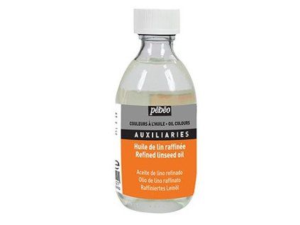 Rafinovaný lněný olej pro olejové barvy Pébéo 245 ml