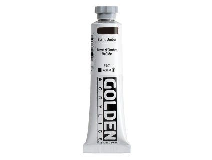 Akrylová barva Golden Heavy Body - 1030 Burnt Umber