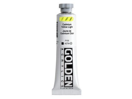 Akrylová barva Golden Heavy Body - 1120 Cadmium Yellow Light