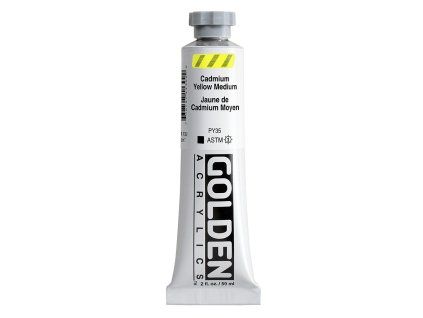 Akrylová barva Golden Heavy Body - 1130 Cadmium Yellow Medium