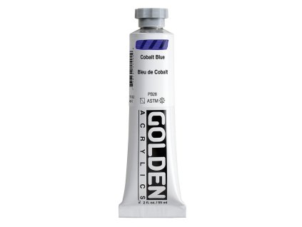 Akrylová barva Golden Heavy Body - 1140 Cobalt Blue (Objem 59 ml)