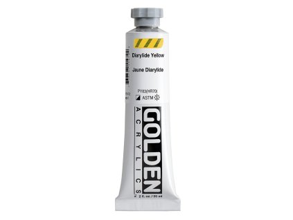 Akrylová barva Golden Heavy Body - 1147 Diarylide Yellow (Objem 59 ml)
