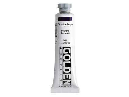Akrylová barva Golden Heavy Body - 1150 Dioxazine Purple (Objem 59 ml)