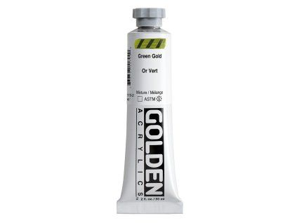Akrylová barva Golden Heavy Body - 1170 Green Gold (Objem 59 ml)