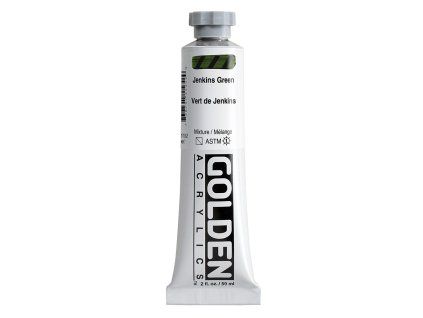 Akrylová barva Golden Heavy Body - 1195 Jenkins Green (Objem 59 ml)