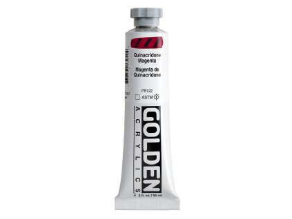 Akrylová barva Golden Heavy Body - 1305 Quinacridone Magenta (Objem 59 ml)
