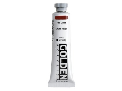 Akrylová barva Golden Heavy Body - 1360 Red Oxide (Objem 59 ml)