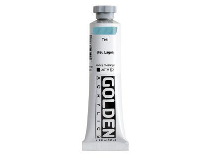 Akrylová barva Golden Heavy Body - 1369 Teal (Objem 59 ml)