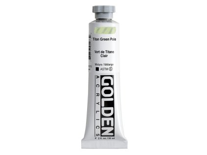 Akrylová barva Golden Heavy Body - 1371 Titan Green Pale (Objem 59 ml)