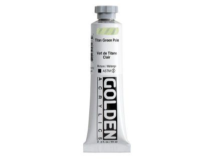 Akrylová barva Golden Heavy Body - 1371 Titan Green Pale