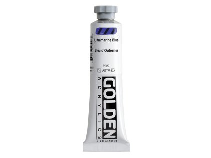 Akrylová barva Golden Heavy Body - 1400 Ultramarine Blue (Objem 59 ml)