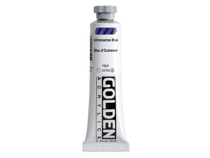 Akrylová barva Golden Heavy Body - 1400 Ultramarine Blue