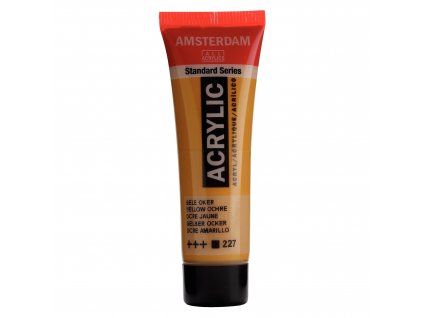 Akrylová barva Amsterdam Standard - 227 Yellow Ochre