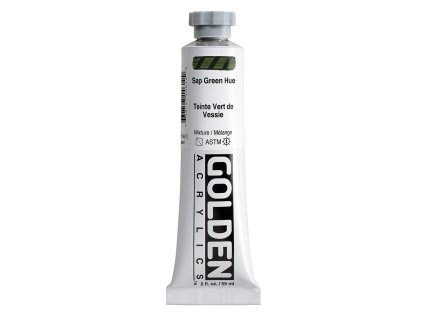 Akrylová barva Golden Heavy Body - 1461 Sap Green Hue (Objem 59 ml)