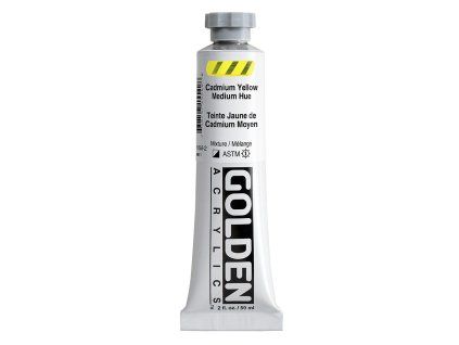 Akrylová barva Golden Heavy Body - 1554 Cadmium Yellow Medium Hue (Objem 59 ml)