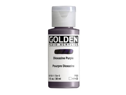 Akrylová barva Golden Fluid - 2150 Dioxazine Purple (Objem 30 ml)