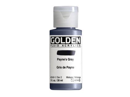 Akrylová barva Golden Fluid - 2240 Payne's Gray (Objem 30 ml)