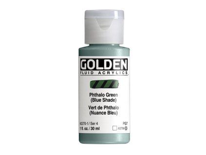Akrylová barva Golden Fluid - 2270 Phthalo Green (Blue Shade)