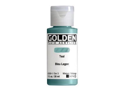 Akrylová barva Golden Fluid - 2369 Teal