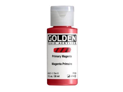 Akrylová barva Golden Fluid - 2421 Primary Magenta
