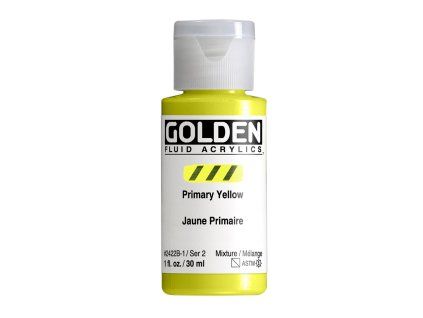 Akrylová barva Golden Fluid - 2422 Primary Yellow