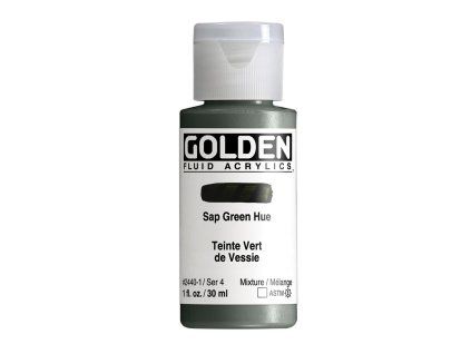 Akrylová barva Golden Fluid - 2440 Sap Green Hue (Objem 30 ml)