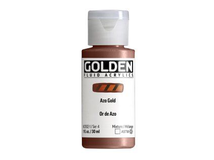 Akrylová barva Golden Fluid - 2302 Azo Gold (Objem 30 ml)