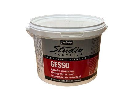 Akrylový šeps Pébéo Studio Gesso bílý 2000 ml