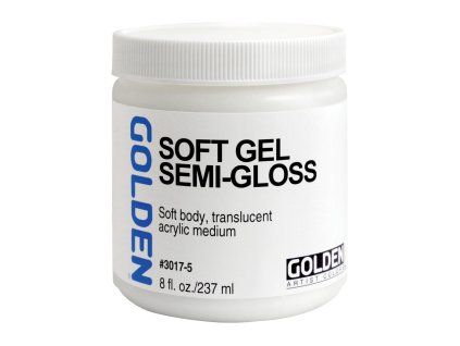 37557 satenovy soft gel golden 237 ml