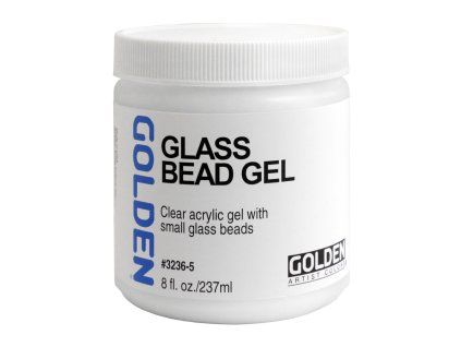 37581 strukturovaci glass bead gel golden 237 ml